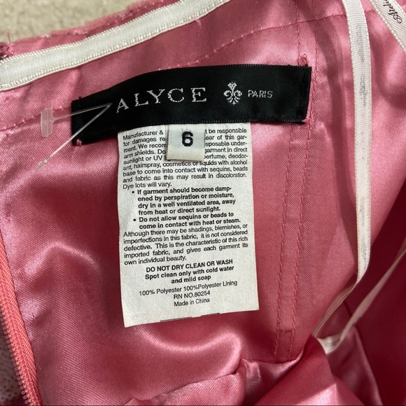 ALYCE Paris sweetheart Jeweled Mini Dress 6 - Picture 14 of 15